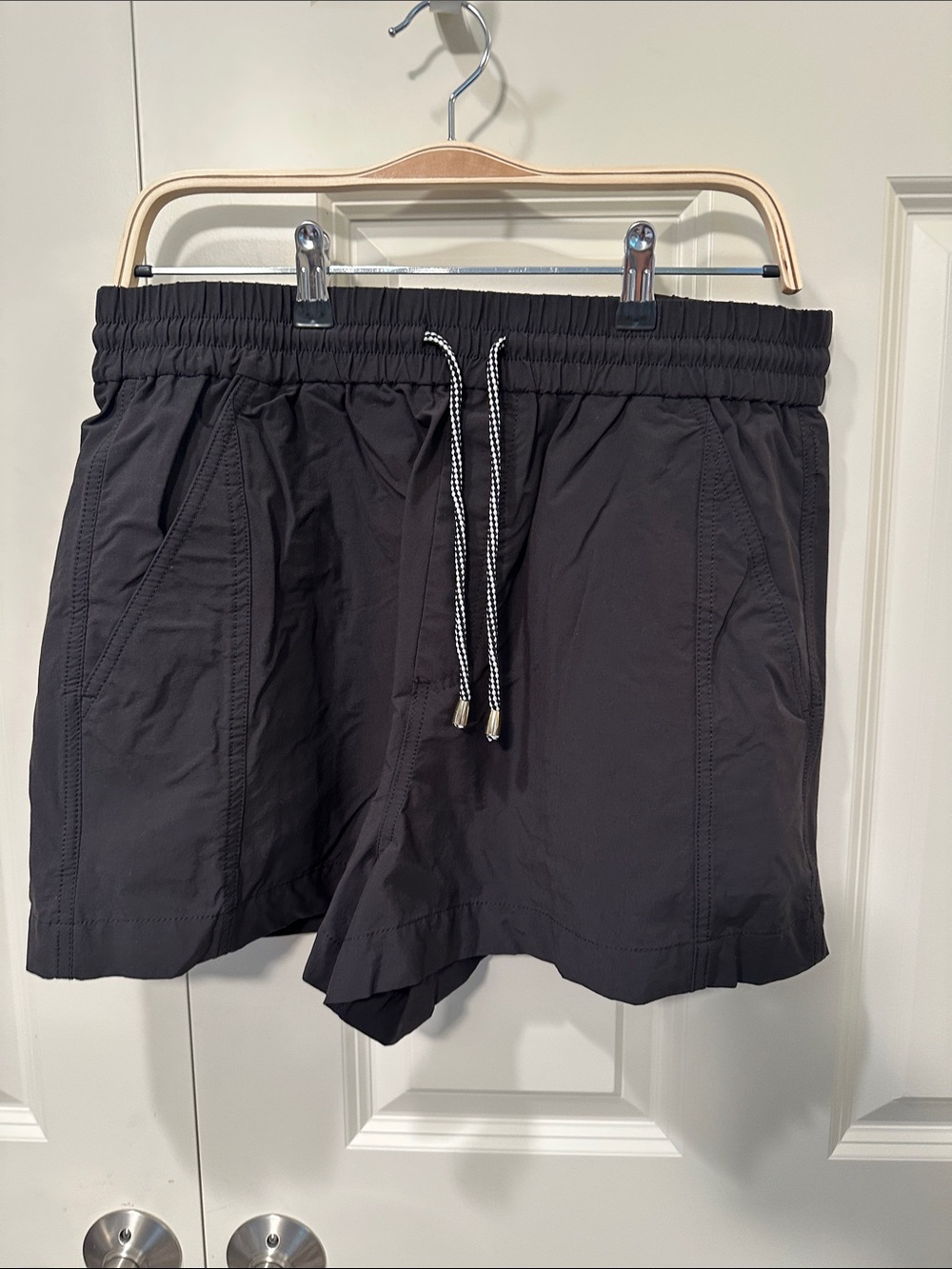 J. Crew Black Drawstring Athletic Shorts